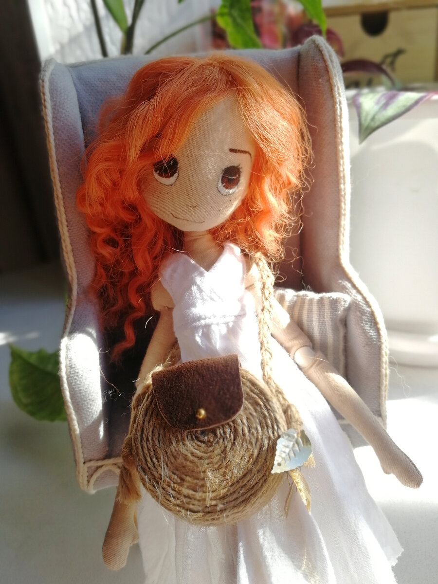 Текстильная кукла bosonozhkadolls 