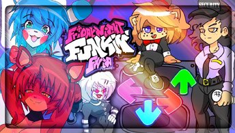 ПЯТЬ НОЧЕЙ В АНИМЕ + Friday Night Funkin'! ✅ Five Nights in Anime: Remix Friday Night Funkin' Mod