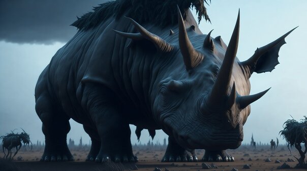 Мутировавший носорог.