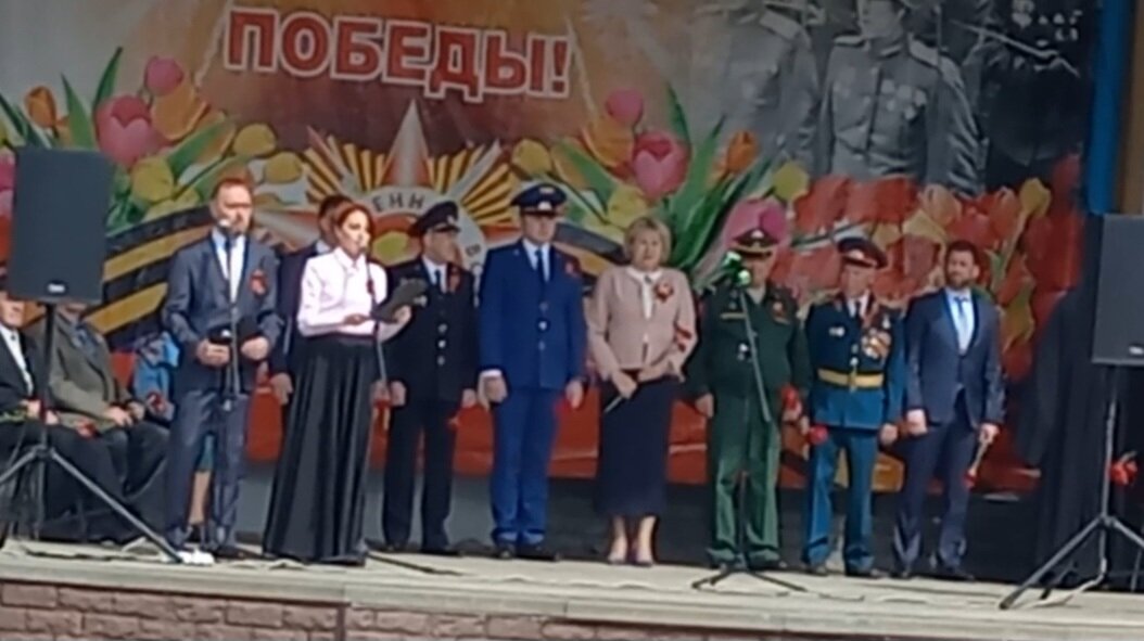  Наша сцена. Скришот из моего видео.