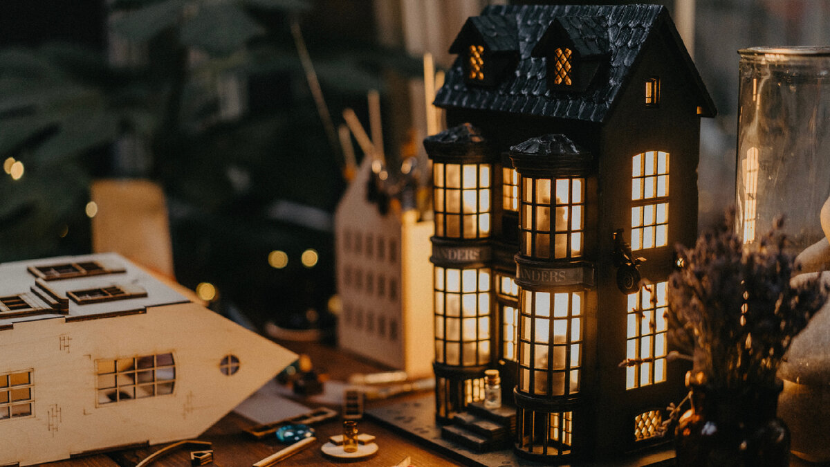 Магазин Волшебных Палочек с комнаткой мистера Олливандера 