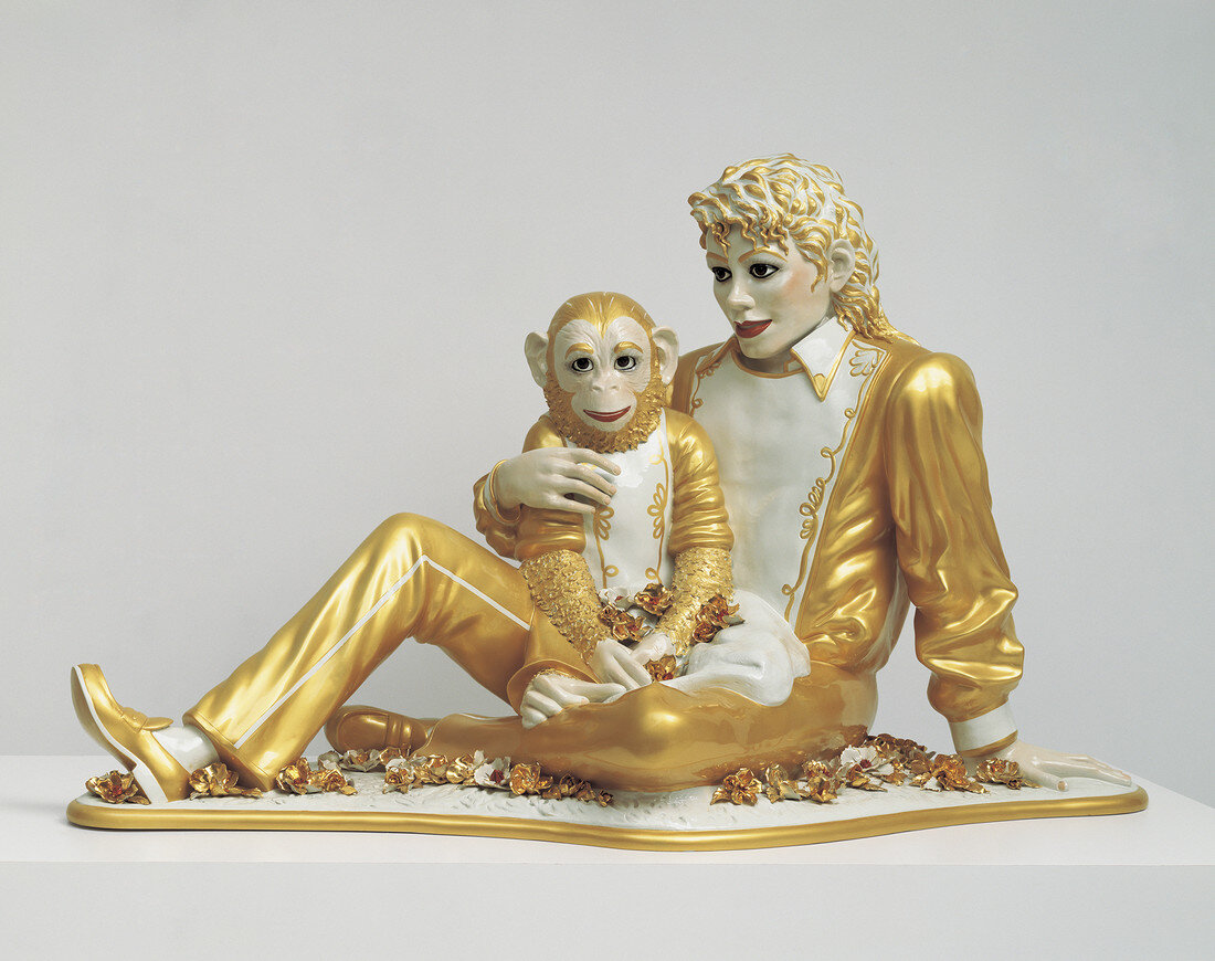 Джефф Кунс, Майкл Джексон и Бабблз, 1988 © Джефф Кунс