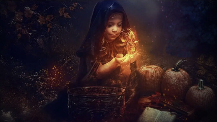 Девочка в возрасте 5 лет открывает дар огня