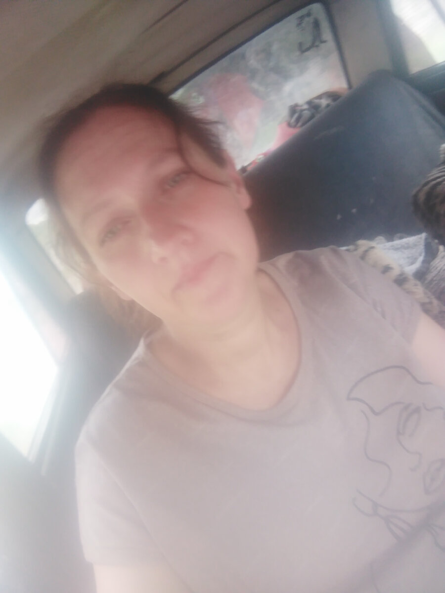 Уже домой ехала, прям плохо стало, очень жарко. 