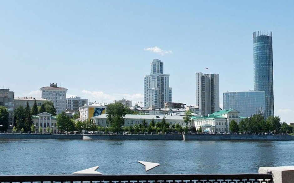Панорама центра Екатеринбурга с Яндекс-карт