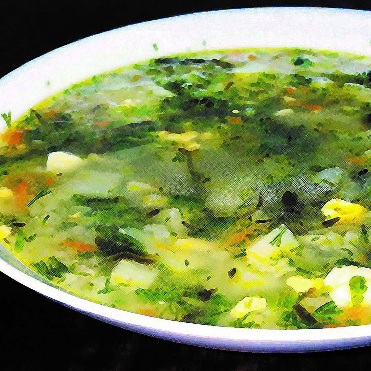 Художественное изображение готового блюда