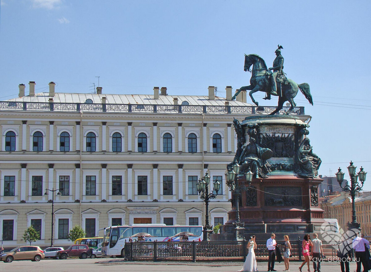 Памятник николаю 1 в санкт петербурге фото