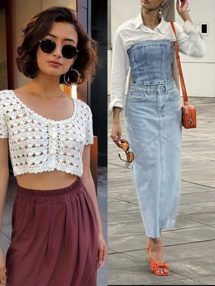 Женский топ стал незаменимой и популярной разновидностью одежды, которая может применяться буквально во всех случаях жизни. Топы стали необходимы женщинам, и если на выбор заглянуть в любой женский гардероб, там непременно найдется парочка топов. Этот элемент женского гардероба сочетается с любыми другими элементами одежды: деловым костюмом, джинсами, юбками-мини или -макси, вечерними туалетами, спортивными брюками, блузами с рукавами и без рукавов. Их можно дополнять, заправлять, носить на выпуск, они подойдут для любого возраста и любого времени года. Эта вещь поистине универсальна!