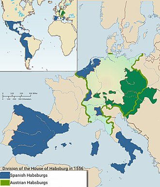 Все владения на 1556 год 