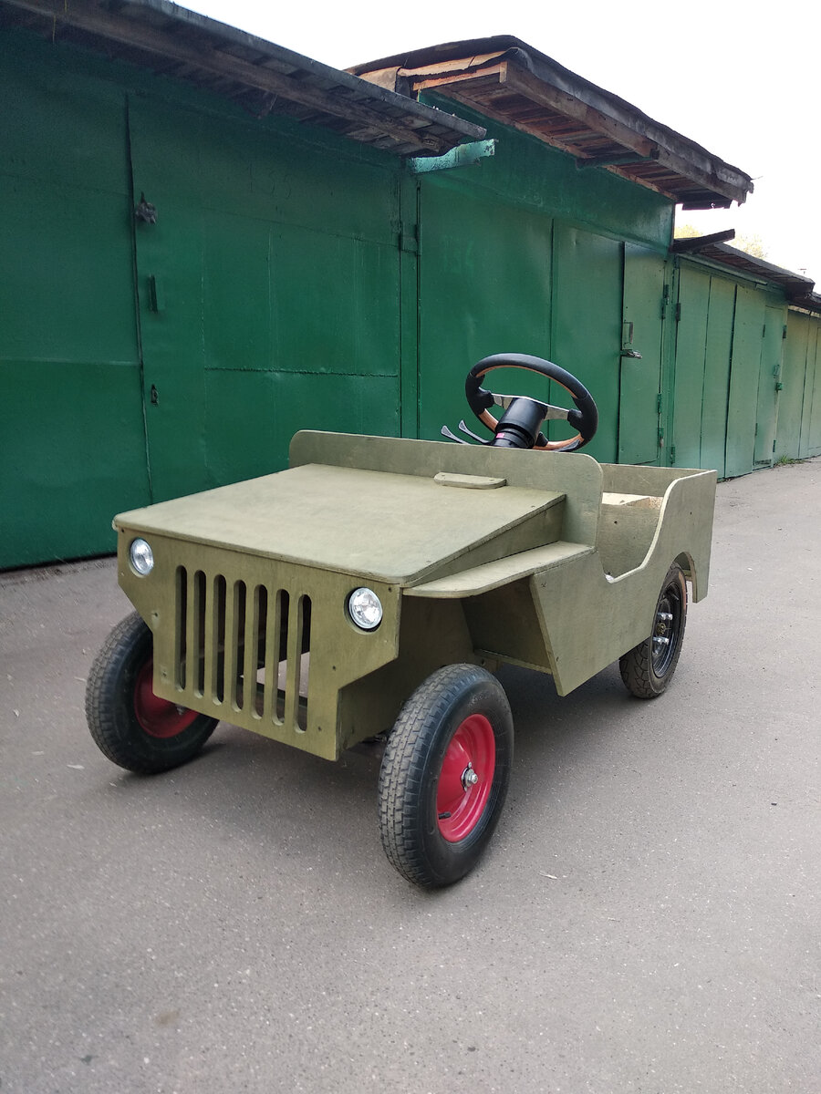 Реплика Willys MB: полноприводной американский автомобильчик, сделанный своими руками