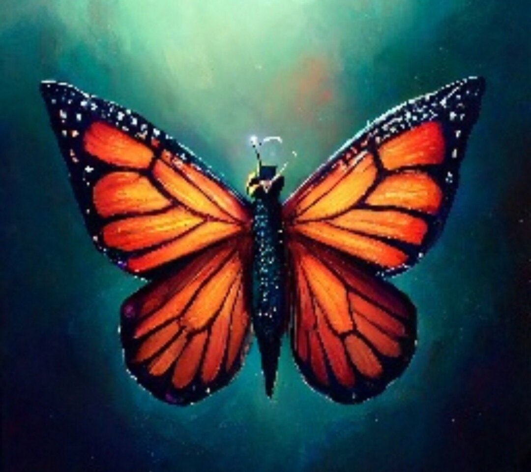 Однажды в лесу родилась красивая бабочка. Она была голубой, с нежными крыльями, украшенными белыми точками. С первых дней своей жизни она удивляла всех своей красотой и легкостью полета.

Она проводила свои дни, летая с цветка на цветок, собирая нектар и радуясь жизни. Но однажды, она увидела другую бабочку. Она была красной, с яркими крыльями и была очень красивой. Красивая бабочка почувствовала зависть и грусть, потому что она думала, что не такая красивая, как красная бабочка.

Но однажды, когда она летела над лесом, она услышала голос. Это был голос ее мамы, которая говорила ей: "Ты уникальная и красивая, такая, какой тебя создал Бог. Не сравнивай себя с другими, потому что ты уникальная и неповторимая."

Красивая бабочка поняла, что ее мама была права. Она перестала сравнивать себя с другими и начала радоваться своей красоте и своей жизни. Она продолжала летать по лесу, собирать нектар и радоваться каждому дню.

Однажды, когда она летела над лесом, она увидела красную бабочку, которая летала вокруг цветка. Красивая бабочка полетела к ней и сказала: "Ты такая красивая, как я мечтала быть. Может быть, мы можем летать вместе и делиться радостью жизни?"

Красивая оранжевая бабочка улыбнулась и согласилась. И с тех пор они стали летать вместе, радуясь жизни и красоте друг друга.

Красивая бабочка поняла, что каждый уникален и красив по-своему. Она научилась любить себя такой, какая есть, и нашла настоящего друга, который ценил ее за ее красоту и уникальность. И вместе они продолжали летать по лесу, радуясь жизни и друг другу.