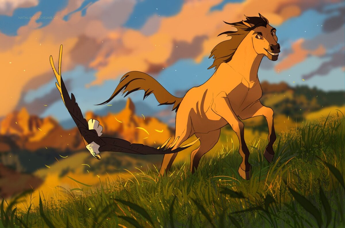 Кадр из м\ф "Спирит. Душа прерий"