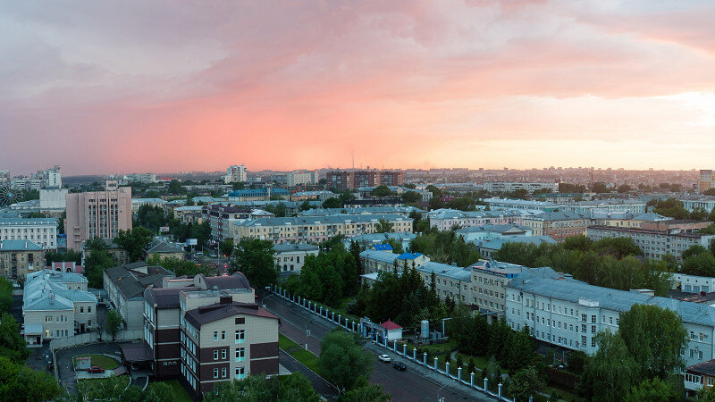     Жилые дома в Барнауле, центр Барнаула. Дмитрий Лямзин.