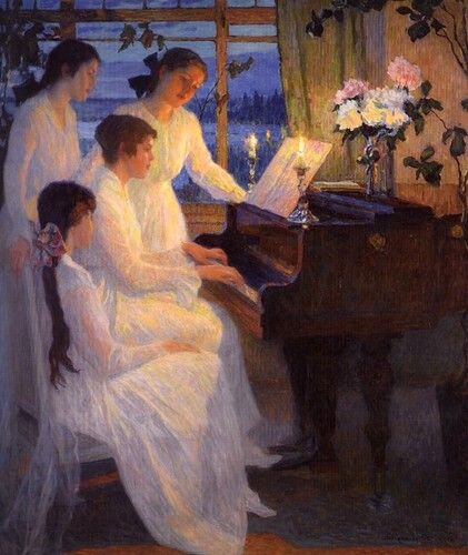  Фрагмент картины Н. Богданова Бельского.