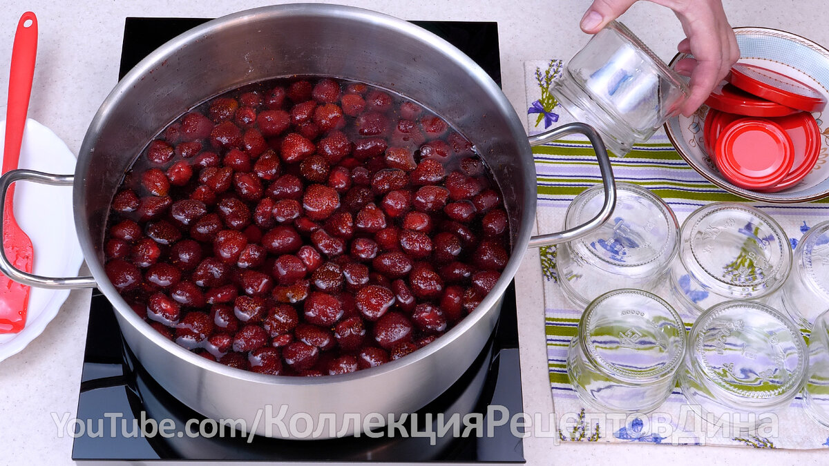 🍓Классическое Клубничное Варенье! Яркое Варенье из Клубники с целыми, как  мармелад, ягодами!🍓 | Дина, Коллекция Рецептов | Дзен