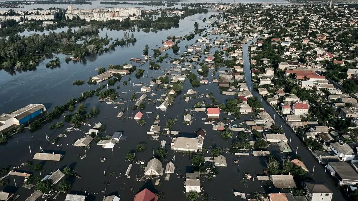Последствия затопления. Фото: Владимир Зеленский | Telegram