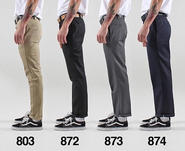 Модели Dickies Work Pants 803, 872, 873, 874.