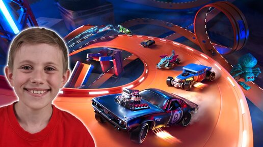 Descargar video: Hot Wheels UNLEASHED - Яркие гонки на фантастических трек-трассах.  Даник и Хот Вилс Анлишед