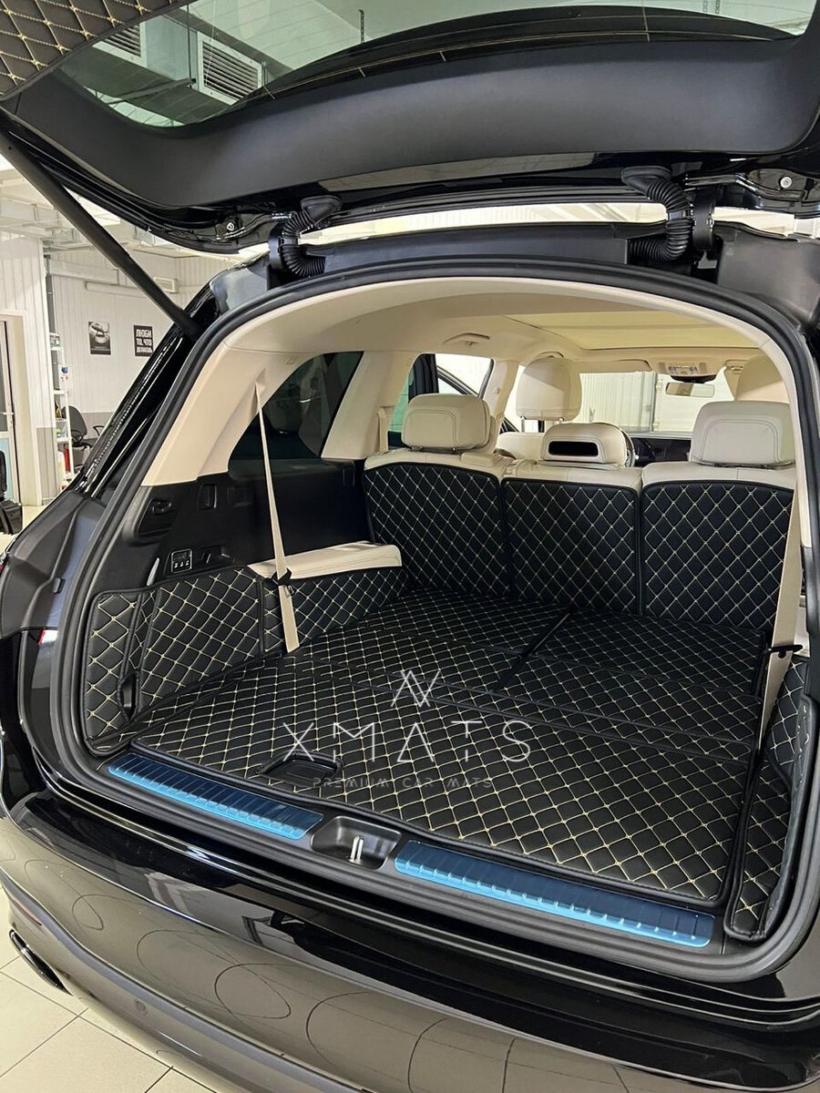 3D коврики из экокожи на Mercedes-Benz GLS-Class (X167) 7 мест