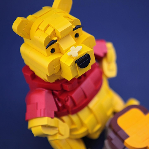 Винни-Пух из кубиков LEGO от lego_ianhou 