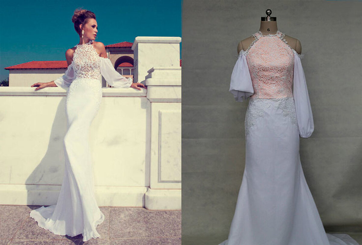 Ожидание и реальность: жуткие свадебные платья с AliExpress