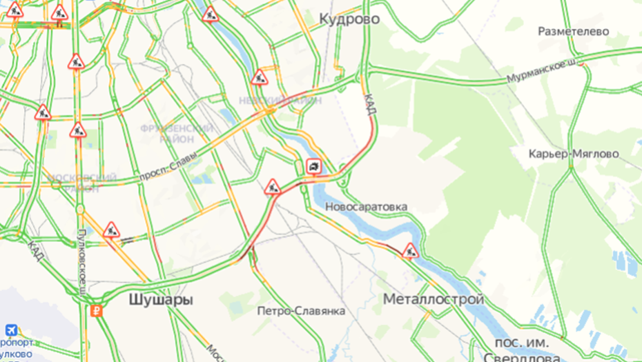 почему перекрыт кад спб