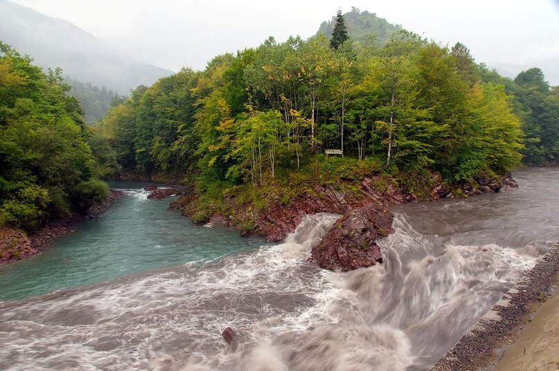 Гузерипль водопады