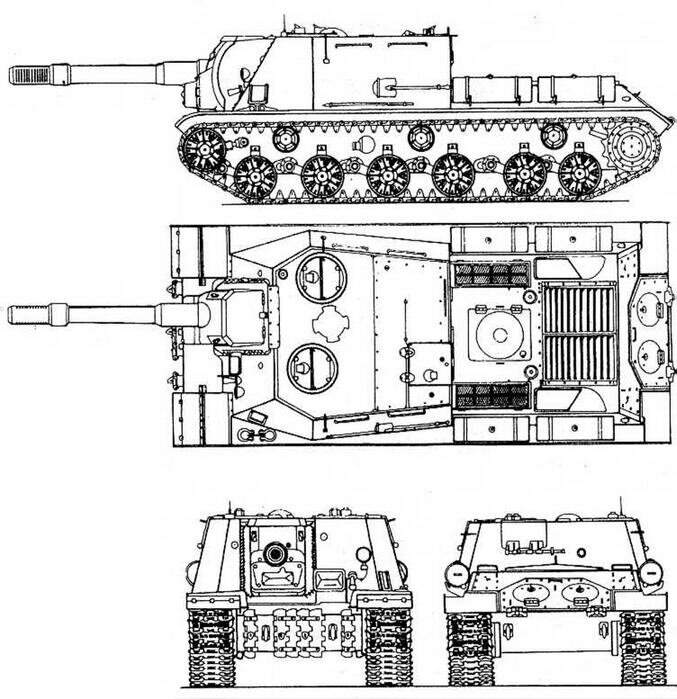Его орудие сносило башни "Пантерам" и "Тиграм". Легендарный "зверобой" ИСУ-152 М
