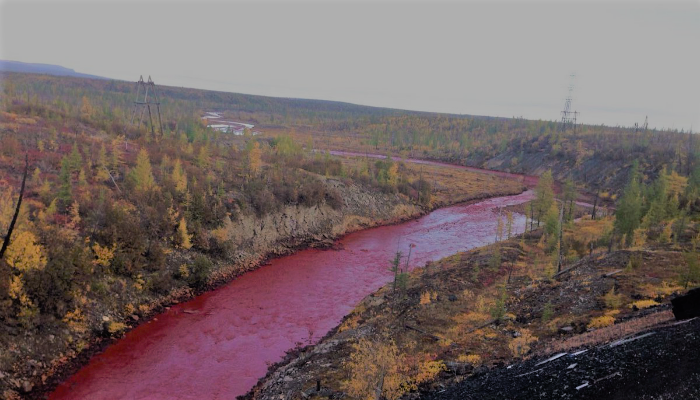 река Далдикан г.Норильск