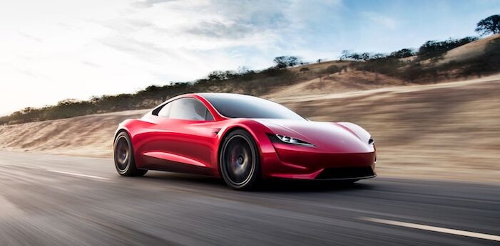  😆 Домой  Автомобильные новости
В России открылся предзаказ на Tesla Roadster
••01.06.2018••
В России открылся предзаказ на Tesla Roadster😁
■■■■■■■■■■
Компания «Связной» и Tesla Moscow Club объявили о старте приема предварительных заказов на самую быструю модель в линейке американского автогиганта «Тесла» – Tesla Roadster.
😁😁😁😁😁😁😁😁
Несмотря на то, что производство этого электромобиля стартует только в 2020 году, оставить предварительный заказ на данную модель можно уже сейчас через сайт «Связного». Стоимость Tesla Roadster для РФ пока не объявлены. В США этот электрокар будет стоить от 200 тысяч долларов.
😕😕😕😕😕😕
☆Напомним, что модель Tesla Roadster оснащается тремя электрическими моторами, за счет которых разгоняется с места до первой «сотни» всего за 1,9-секунды. Максимальная скорость электрокара равна 400 километрам в час. Дизайн новинки сильно схож с Model S и Model 3. Запас хода Tesla Roadster равен примерно 1 тысячи километров.☆