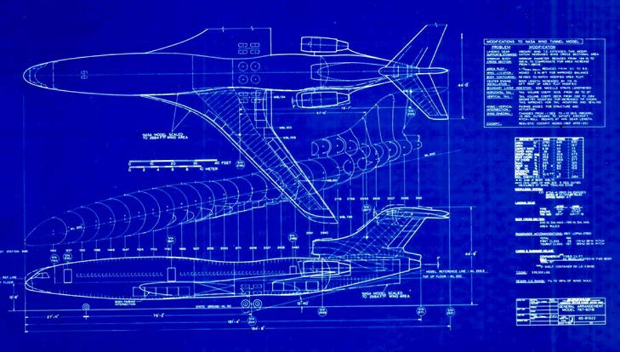 Чертеж boeing 767