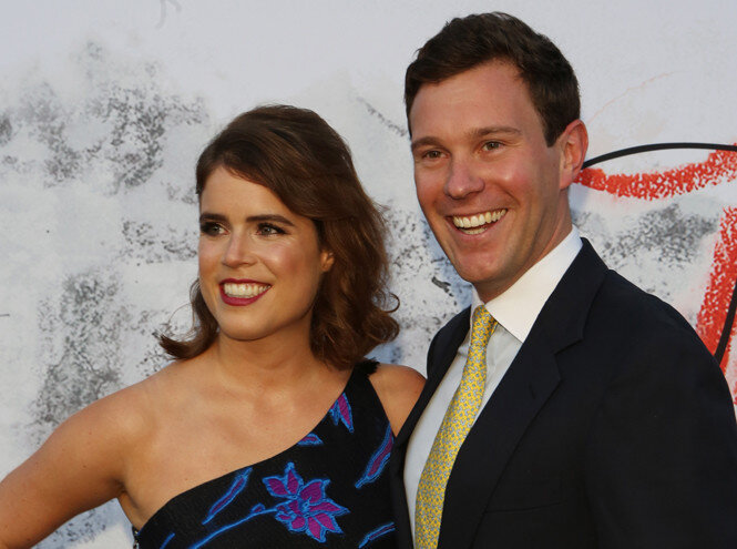 Принцесса Евгения с женихом 