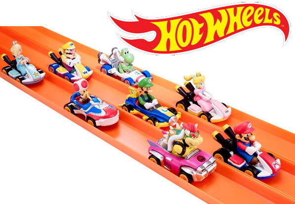Коллекцию Hot Wheels Mario Kart на момент запуска серии составляют 8 машинок.
