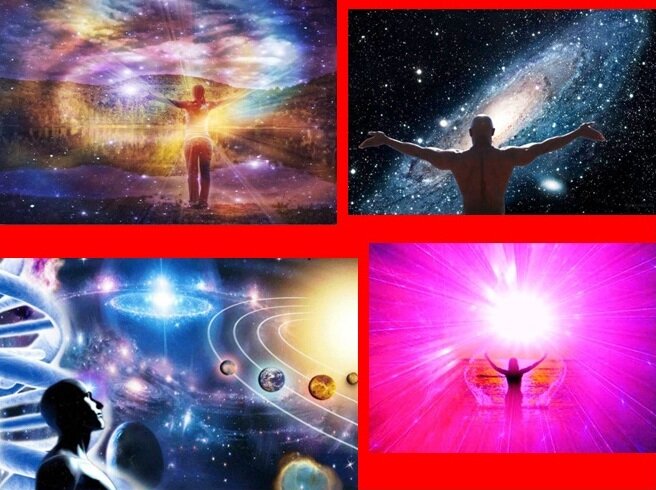 Коллаж из иллюстраций с сайтов:  1) http://iscelenielyubovyu.com/put-k-sebe-razvitie-i-iscelenie-cherez-meditaciyu/ ;
2) https://assets.change.org/photos/2/fp/hv/ScfPHvvhyDnimWa-1600x900-noPad.jpg?1477066020 ; 
3) http://www.tayni-mirozdaniya.ru/2018/07/blog-post_17.html ;
4) http://ezoterika.ru/wp-content/uploads/chto-oznachaet-rozovaya-aura-cheloveka.1.jpg 