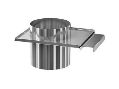 Шибер дымохода (задвижка) позволяет перекрывать дымоход полностью или частично.