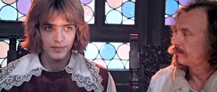 Андрей Подошьян и Иннокентий Смоктуновский в фильме-сказке «Принцесса на горошине»