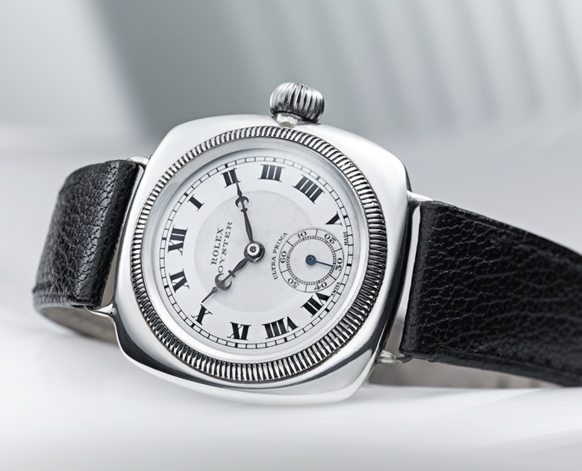 Первые в мире водонепроницаемые часы