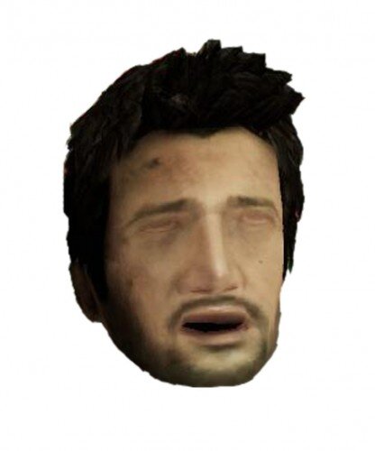 Лицо главного героя на PS4 (шутка, ага)