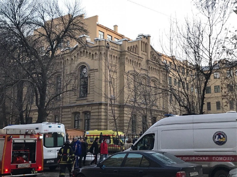  ИТМО после обрушения. Фото ТК "Раньше всех. Ну почти" 