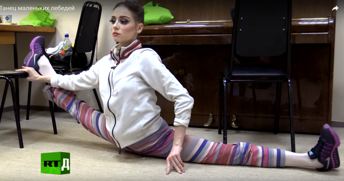 Анастасия Лукина перед спектаклем. Russia Today