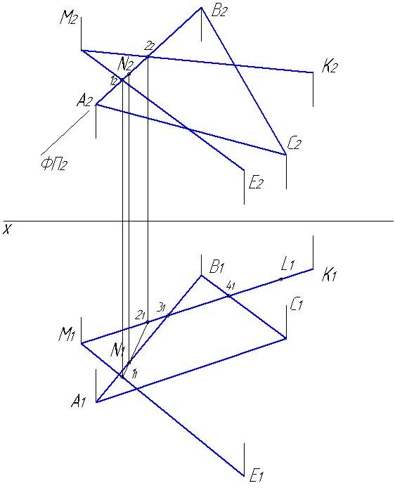 На каком из чертежей изображены параллельные прямые?