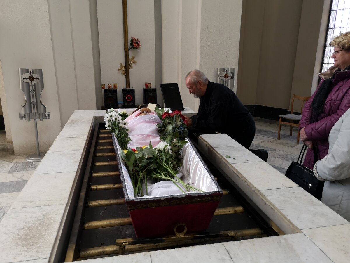 Зал прощания в крематории СПБ