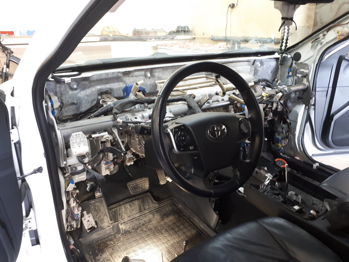 Вид со стороны водителя.