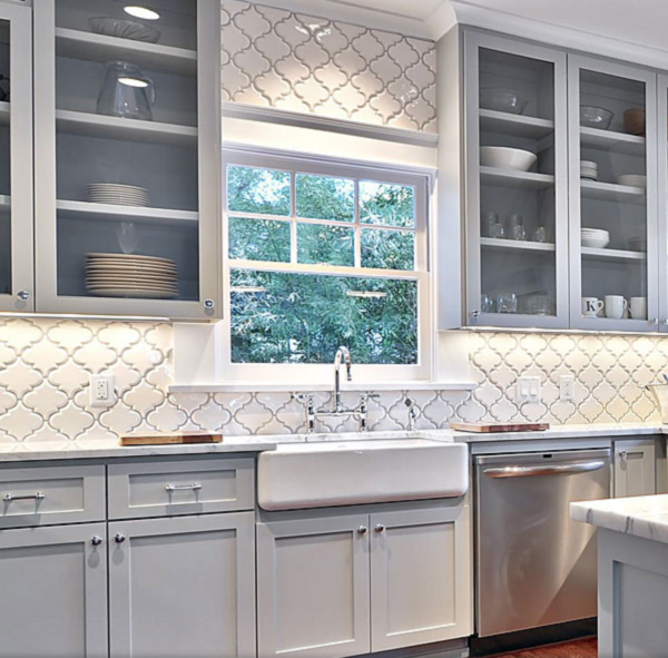 Керамическая плитка-"арабеска" / backsplash.com/