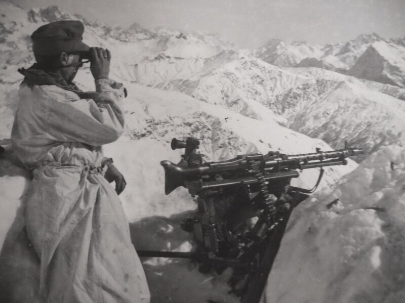 Немецкая позиция на Эльбрусе