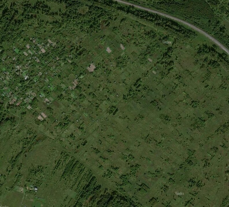 По карте можно понять, сколько участков заброшено. Снимок Яндекс.Карты.