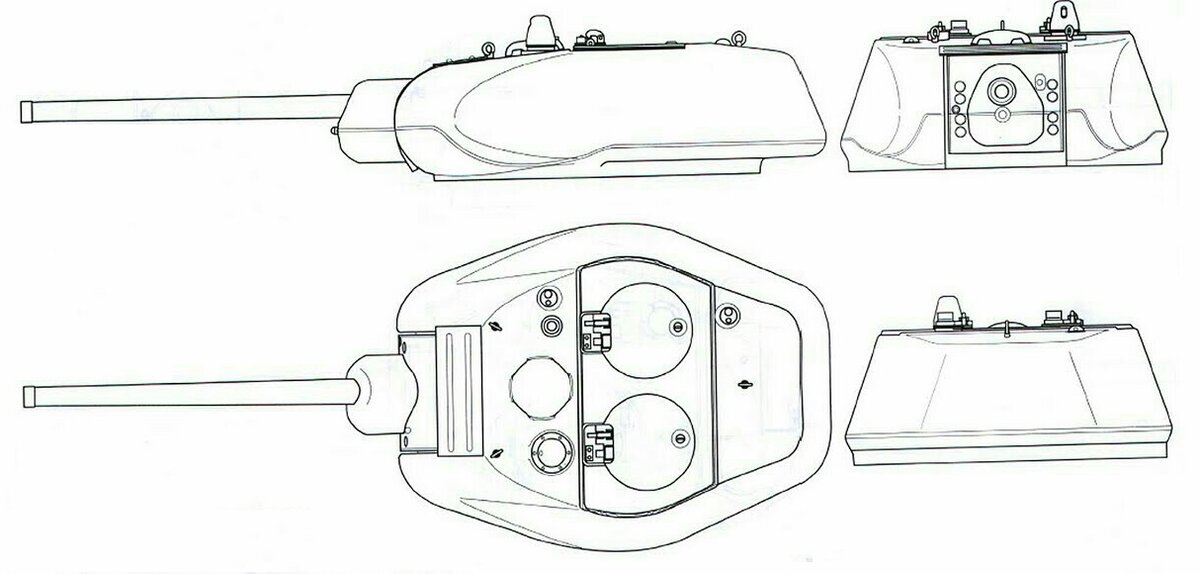 Башня т 34 рисунок