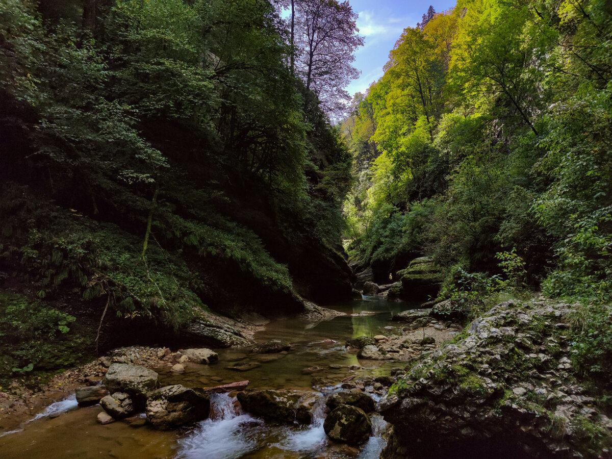 Река Курджипс Краснодарский край