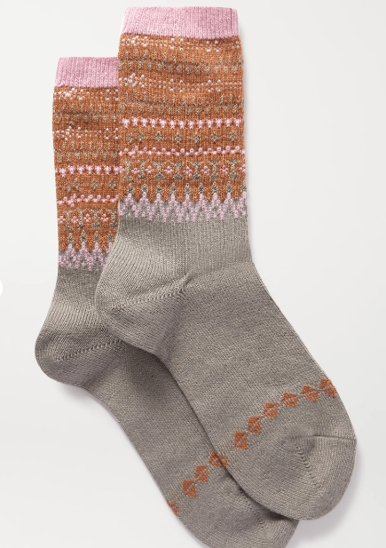 Жаккардовые носочки от той же Falke. Фото с сайта  Net-a-Porter.