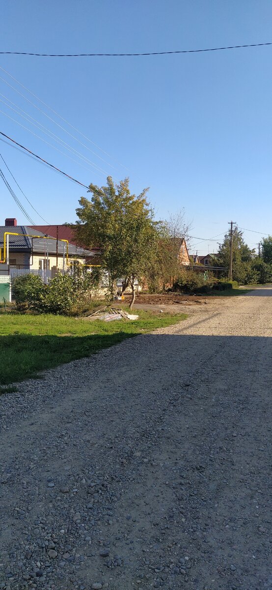 Это улица Объездная в Краснодаре хуторе Ленина